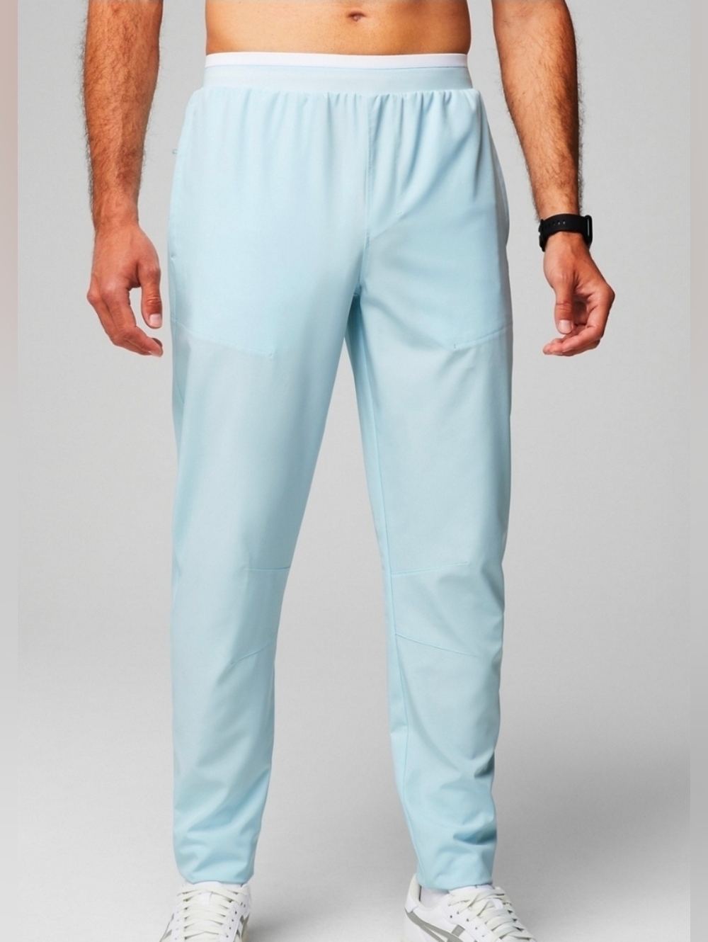 Fabletics The Fundamental Pant Men's Blue Stretch Sweat Wicking Size Large New!